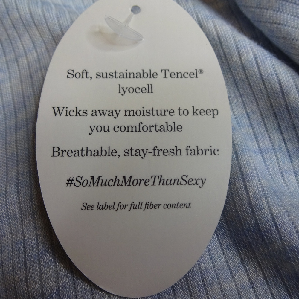 Soma Intimates Sleep Therapy Short Sleeve Tee Blue - Picture 6 of 8